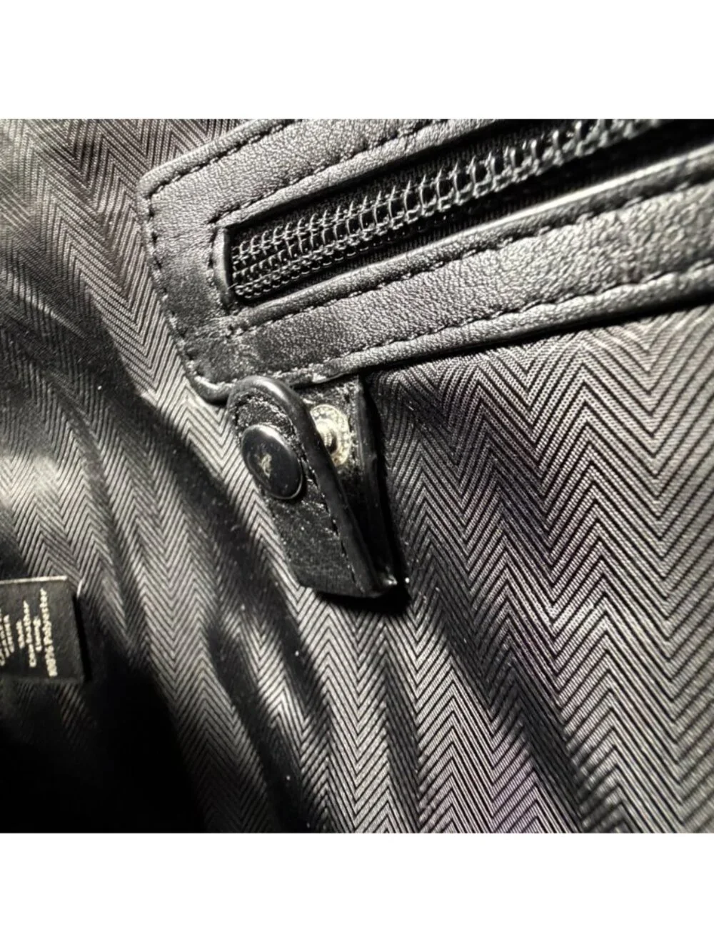 Banana Republic Greyson Black Leather Front Flap Messenger Bag Laptop Briefcase